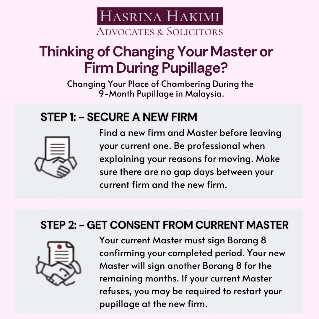 Thinking of Changing Your Master/Firm During Your 9-Month Pupillage? Here’s the Chambering Guide!