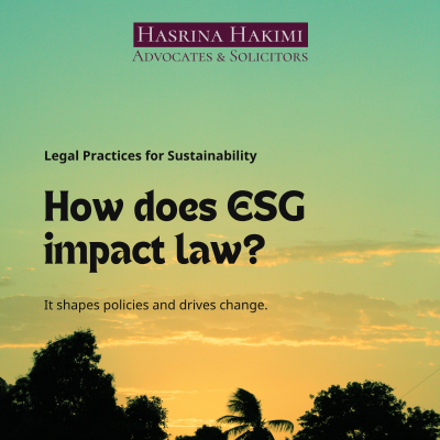 Cover Page ESG in Legal Spectrum