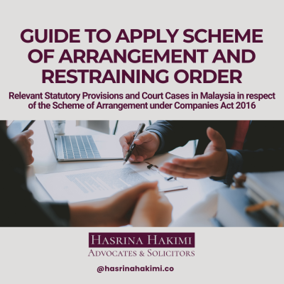 Cover Page Scheme of Arrangements and RO PART 2