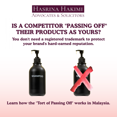 Cover page Tort of Passing off